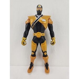 2010 Power Rangers Samurai Gold Switch Morphin Ranger 6.5" Bandai Action Figure